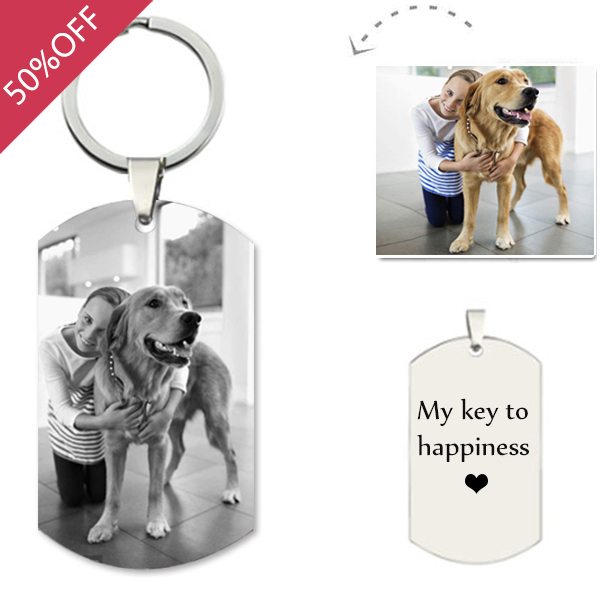 925 Sterling Silver Pet Photo Engraved Dog Tag - The Name Jewellery™