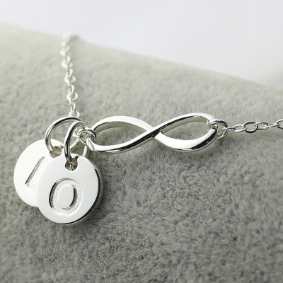 Custom Infinity Initial Necklace,Sister Necklace,Friend Necklace - The Name Jewellery™