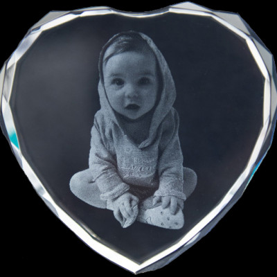 Photo Engraved Crystals In Custom Made Shapes - The Name Jewellery™