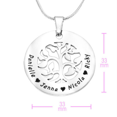 Personalised BFS Family Tree Necklace - The Name Jewellery™