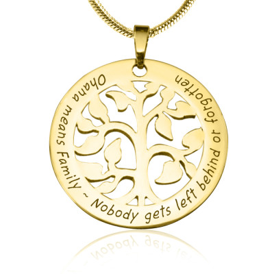 Personalised Ohana Tree - 18ct Gold Plated *Limited Edition - The Name Jewellery™