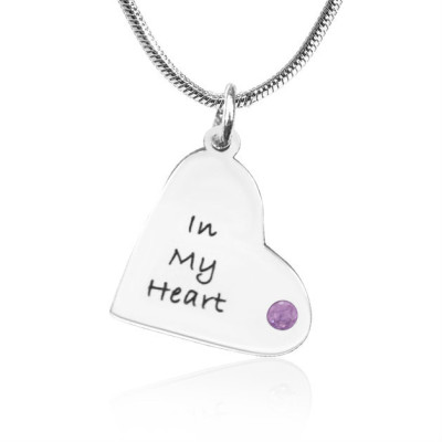 Personalised Mothers Heart Pendant Necklace Set - The Name Jewellery™