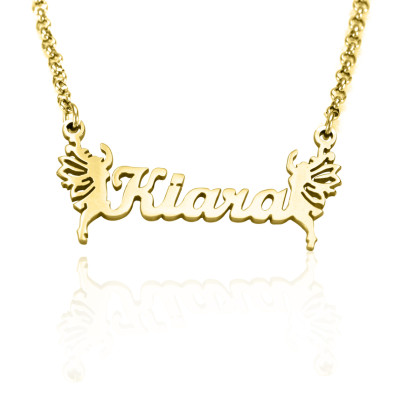 Personalised Name Necklace - 18ct Gold Plated - The Name Jewellery™