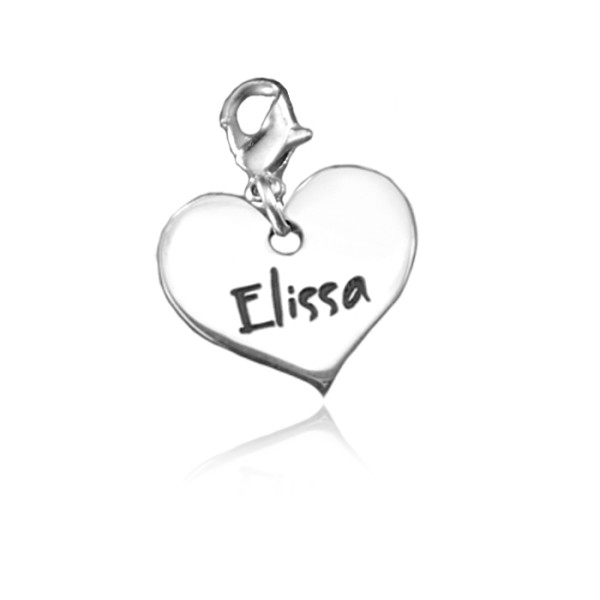 Personalised Heart Charm - The Name Jewellery™