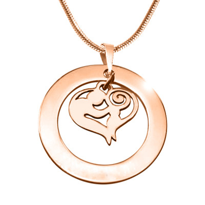 Personalised Mothers Love Necklace - 18ct Rose Gold Plated - The Name Jewellery™
