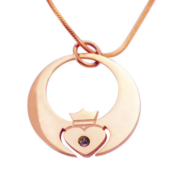 Personalised Queen of My Heart Necklace - 18ct Rose Gold Plated - The Name Jewellery™