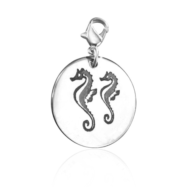 Personalised Seahorse Charm - The Name Jewellery™