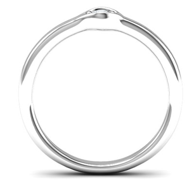 1-4 Infinite Wave Multi Stone Ring - The Name Jewellery™