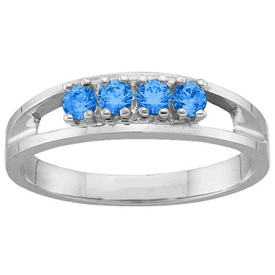 1-6 Gemstone Ring - The Name Jewellery™