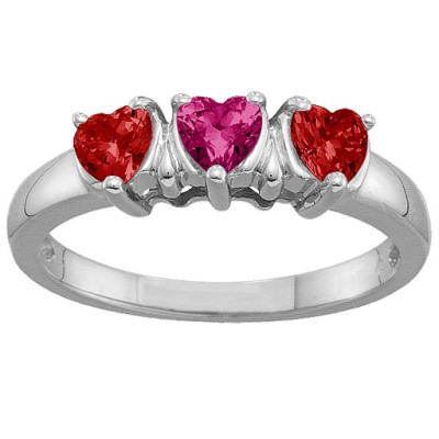 2-5 Hearts Ring - The Name Jewellery™
