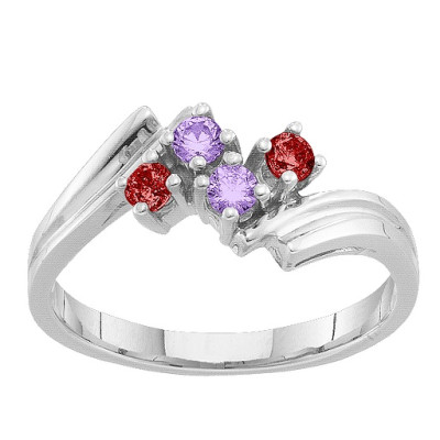 2-7 Winged Accents Ring - The Name Jewellery™