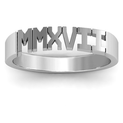 2017 Roman Numeral Graduation Ring - The Name Jewellery™