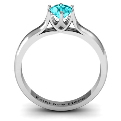 6 Prong Solitaire Ring - The Name Jewellery™