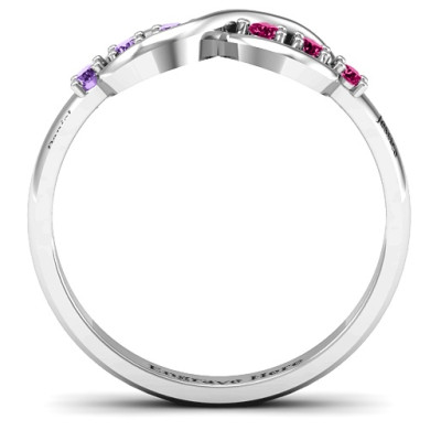 Auroral Infinity Ring - The Name Jewellery™