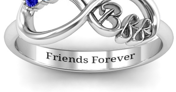 JSJOY BFF Rings for 2 Best Friends Forever Ring Sponge_bob Cute Rings –  JSJOY Fashion