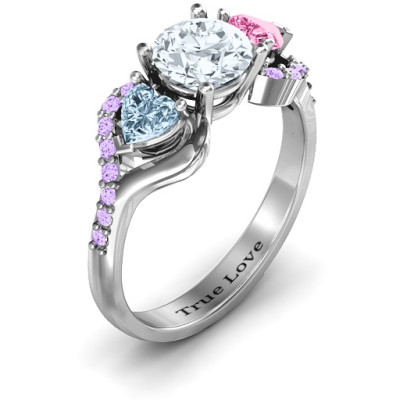 Blast of Love Ring with Accents - The Name Jewellery™