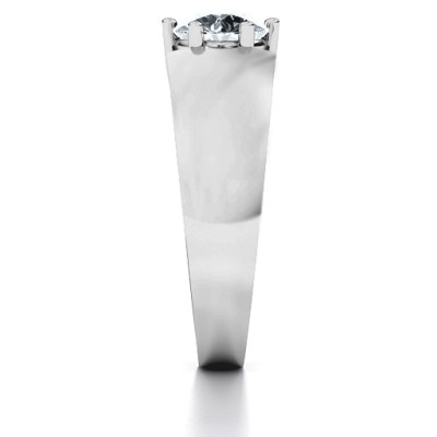 Bold Devotion Solitaire Ring - The Name Jewellery™