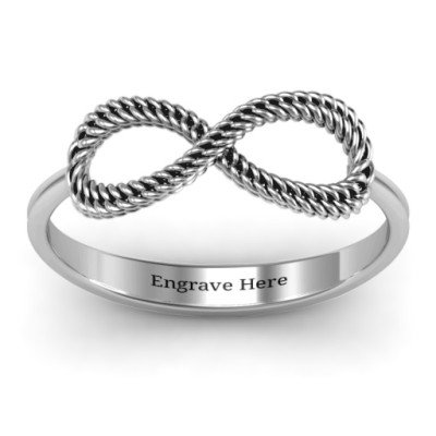 Braided Infinity Ring - The Name Jewellery™