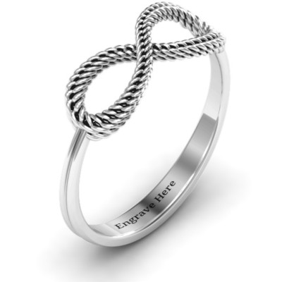 Braided Infinity Ring - The Name Jewellery™