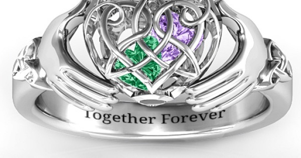 Caged 2025 claddagh ring