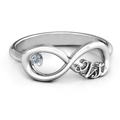 Celebrate 21 Infinity Ring - The Name Jewellery™