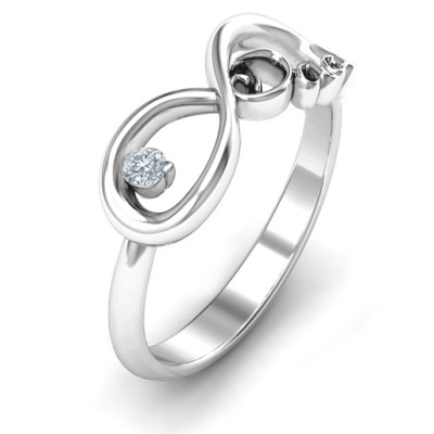 Dad Infinity Ring - The Name Jewellery™