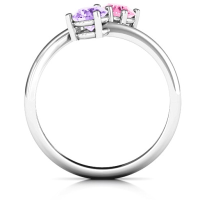 Destined For Love Double Gemstone Ring - The Name Jewellery™