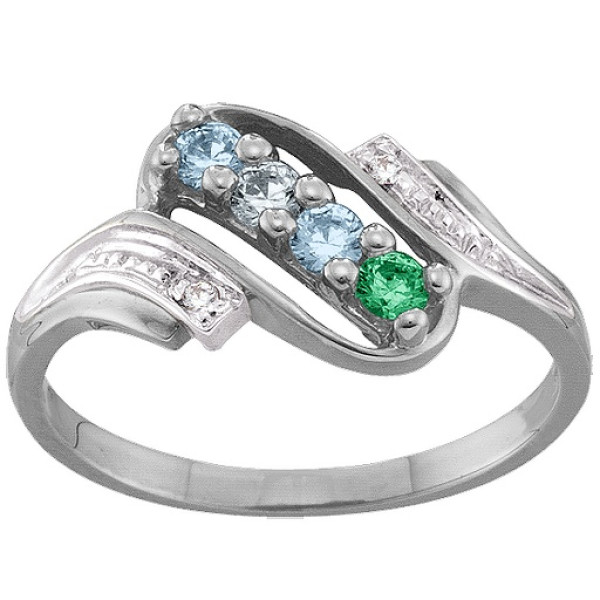 Diamond Accent 2-6 Stones Ring - The Name Jewellery™