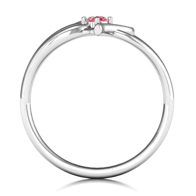 Everlasting Elegance Interwoven Heart Ring - The Name Jewellery™