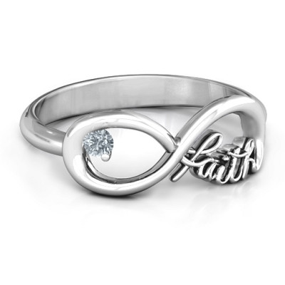 Faith Infinity Ring - The Name Jewellery™