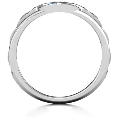 Floating Heart Infinity Ring - The Name Jewellery™