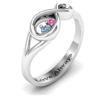 Infinity Love Nest Ring - The Name Jewellery™