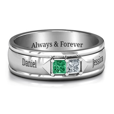 Men's Timeless Romance Ring - The Name Jewellery™