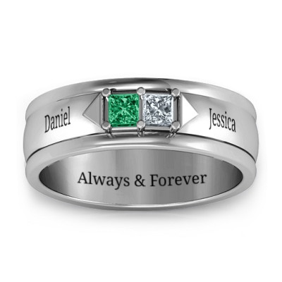 Men's Timeless Romance Ring - The Name Jewellery™