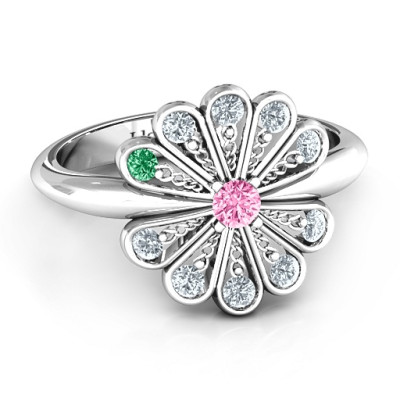 Pretty As A Peacock Ring - The Name Jewellery™