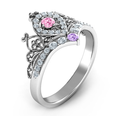 Queen Of My Heart Tiara Ring - The Name Jewellery™