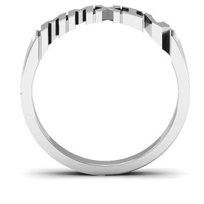 Roman Numeral Unisex Graduation Ring - The Name Jewellery™