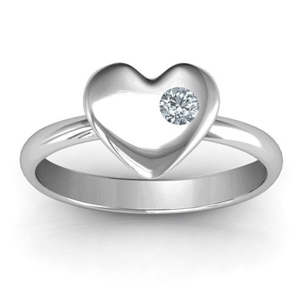 Soulmate's Heart Ring - The Name Jewellery™
