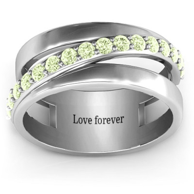 Sparkling Sash Ring - The Name Jewellery™