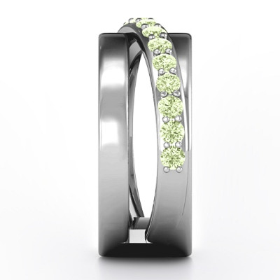 Sparkling Sash Ring - The Name Jewellery™