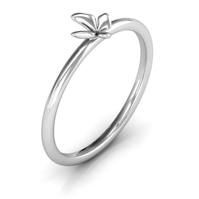 Stackr Soaring Butterfly Ring - The Name Jewellery™