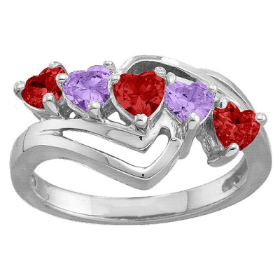 Starburst Heart Ring - The Name Jewellery™