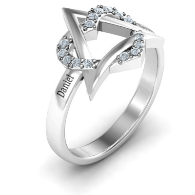 Sterling Silver Adoption Ring - The Name Jewellery™