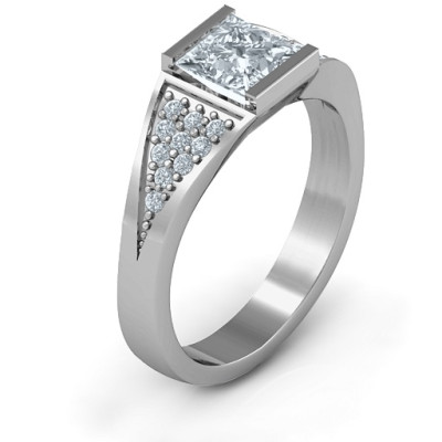 Sterling Silver Bold Love Ring - The Name Jewellery™