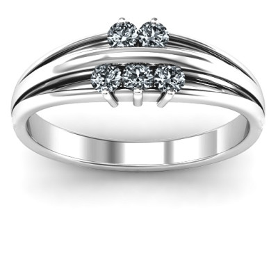 Sterling Silver Everlasting Bonds Ring - The Name Jewellery™