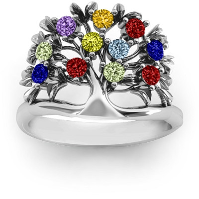 Sterling Silver Family Tree Ring - The Name Jewellery™