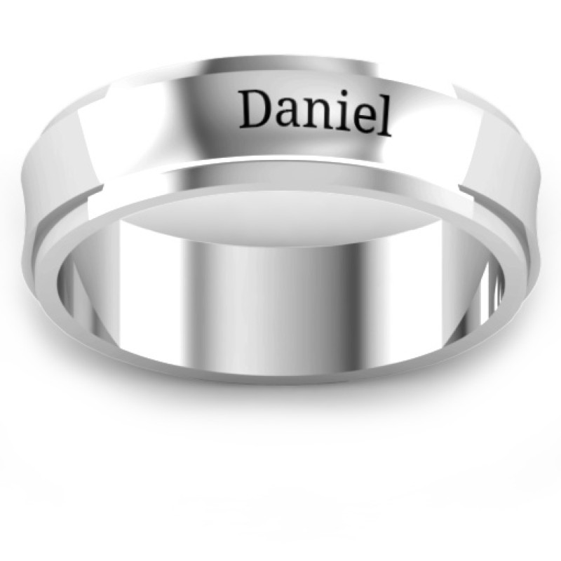 Stainless Steel Custom Double Name Ring Personalized Jewelry Gift for Men  Women | eBay