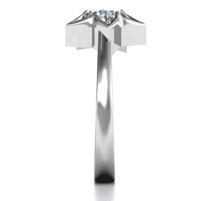 Sterling Silver Superstar Ring - The Name Jewellery™