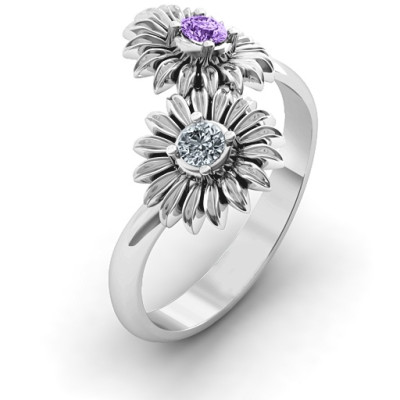Sun Flowers Ring - The Name Jewellery™