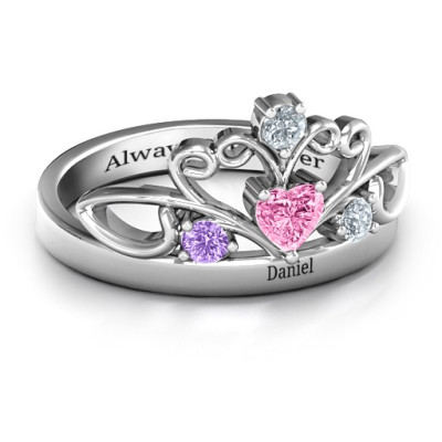 Tale Of True Love Tiara ring - The Name Jewellery™